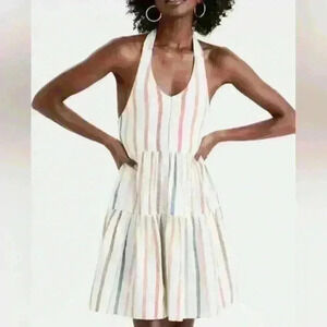 AE Stripped Halter Dress